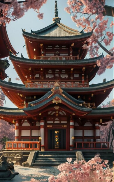 Un jeune couple en kimono et la tour Yasaka