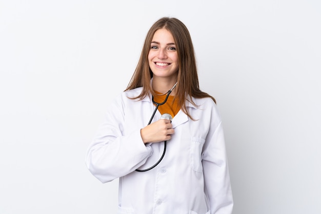 Jeune, docteur, femme