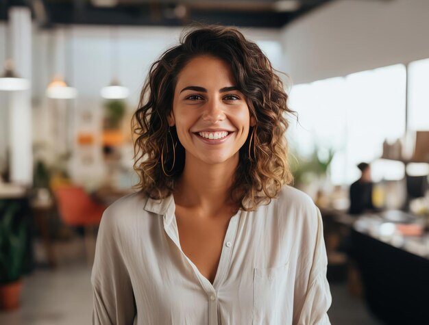 Jeune femme d'affaires