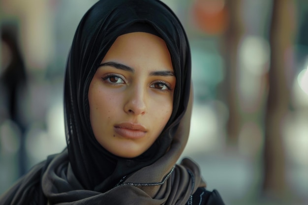 Jeune femme arabe Portrait élégant