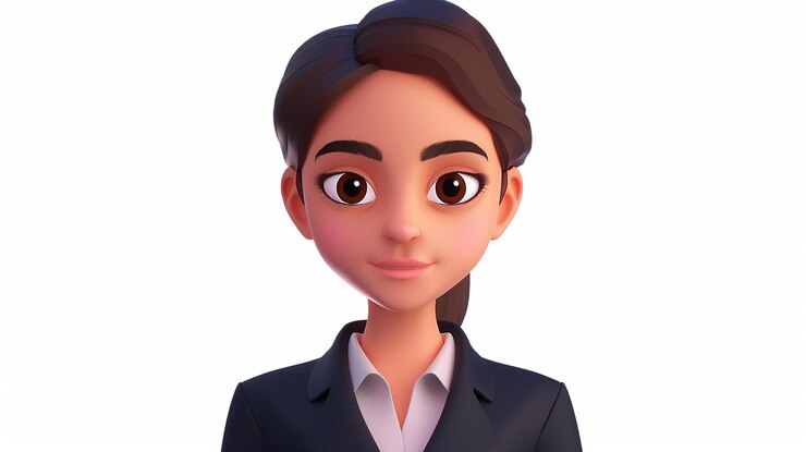 Photo une jeune femme avatar du service à la clientèle
