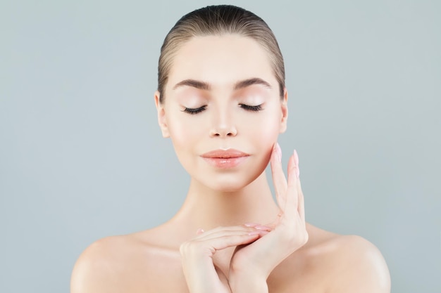 Jeune femme en bonne santé. Beauté Spa