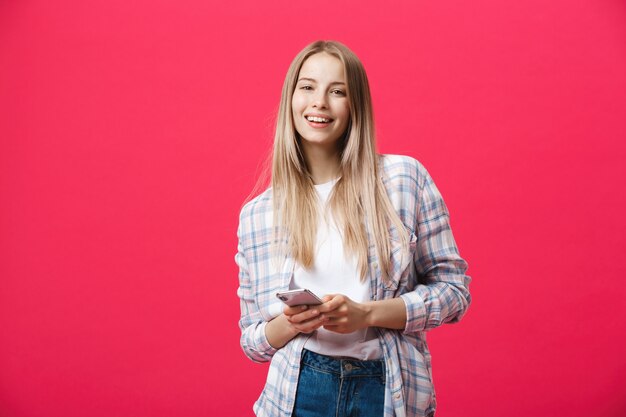 Jeune femme, à, expressions