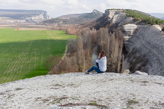 Jeune femme de la montagne