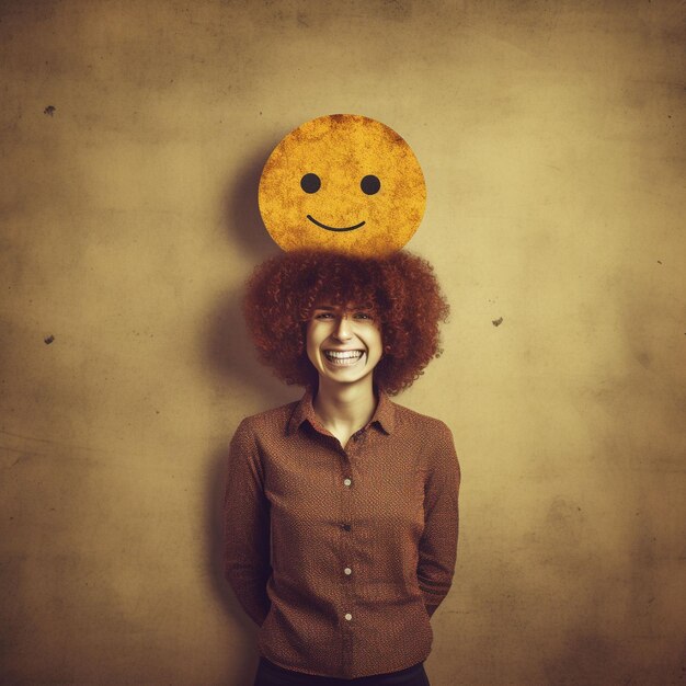 Photo une jeune femme souriante