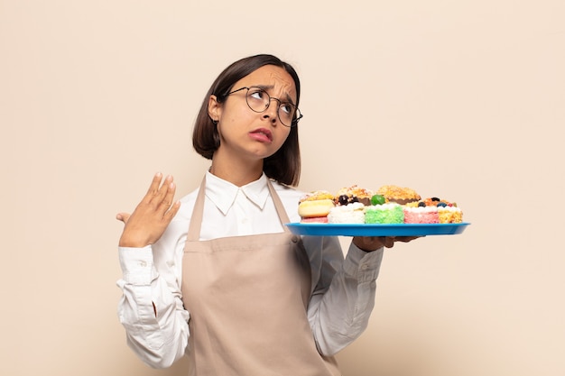 Jeune femme stressée