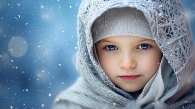 Une jeune fille portant un chapeau blanc et un foulard