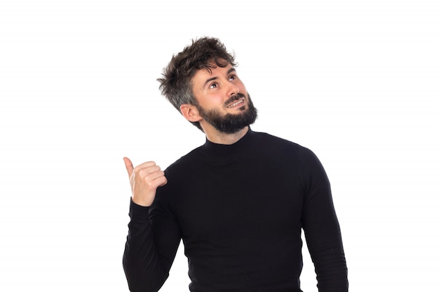 Jeune homme en noir