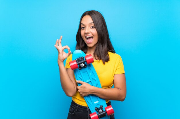 Jeune patineuse