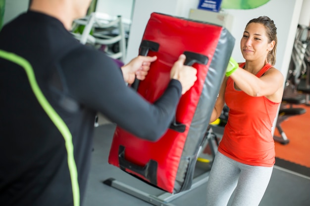 Jeunes au gym