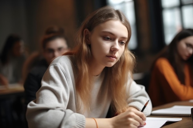 Jeunes étudiants occasionnels écoutant l'entraîneur au cours