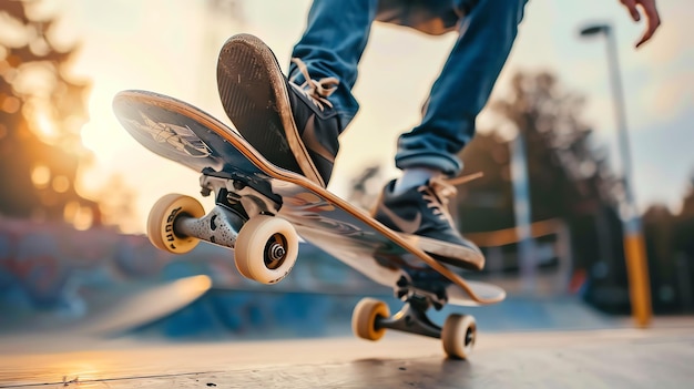 Des jeunes faisant du skateboard dans un parc de skate urbain