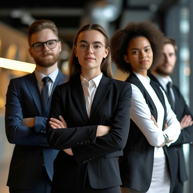 Jeunes hommes d'affaires