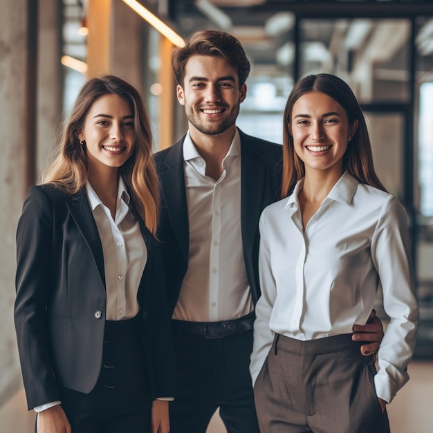 Jeunes hommes d'affaires