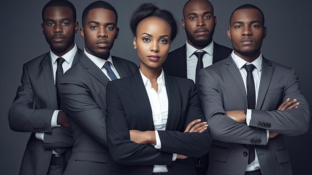 Les jeunes professionnels noirs utilisent leurs talents, leurs compétences et leurs expériences pour avoir un impact sur leurs industries et leurs communautés. Généré par l'IA