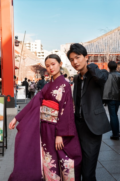 Photo la jeunesse japonaise célèbre le jour de la majorité