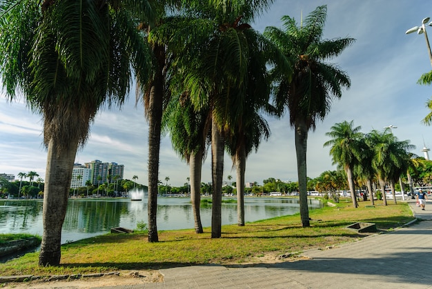 Joao Pessoa Paraiba Brésil Lagune du parc Solon de Lucena