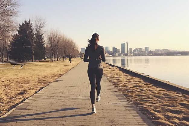 La joie de faire du jogging