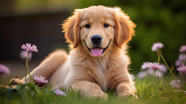 Joli bébé golden retriever