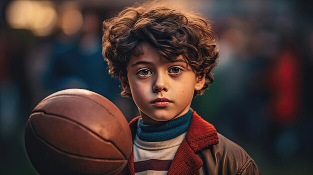 Joli portrait d'un joueur de football américain