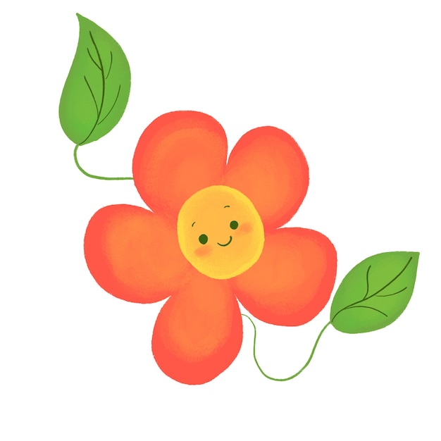 jolie icône de fleur colorée
