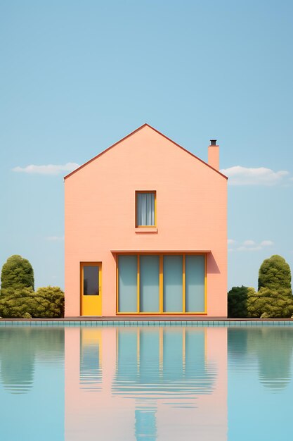 Une jolie maison minimaliste.