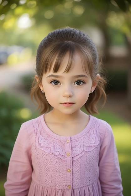 Une jolie photo d'enfant générée par Ai