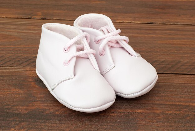 Jolies chaussures roses pour bébé