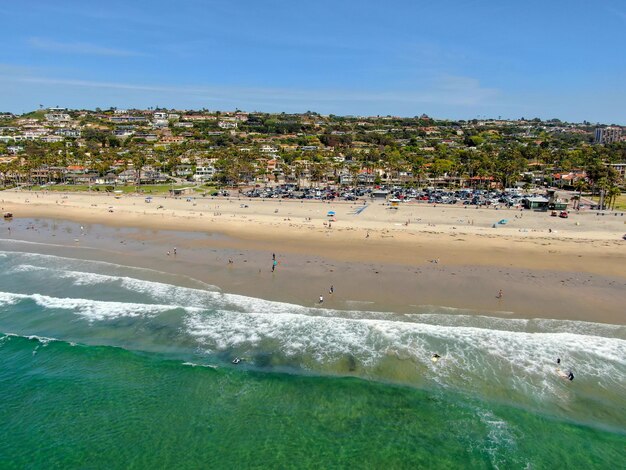 La Jolla, San Diego, Californie, États-Unis. Plage avec océan pacifique