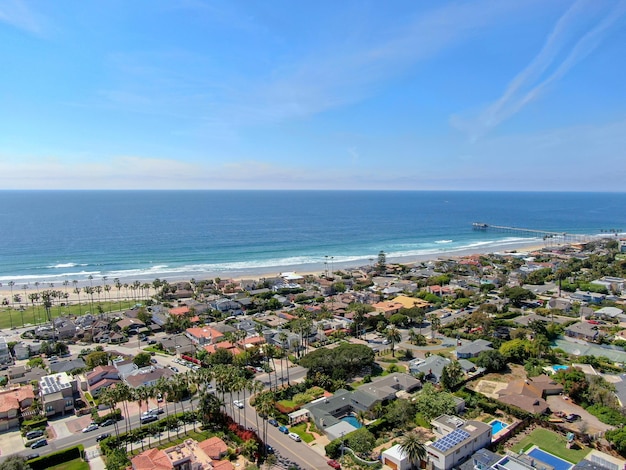 La Jolla, San Diego, Californie, États-Unis. Plage avec océan pacifique