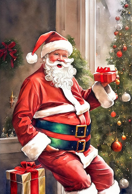 Jolly Santa ClausHumeur du Nouvel An