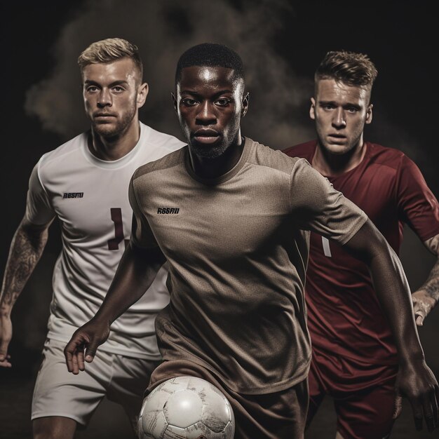 Jouer au football Superbe collection de photographies de football