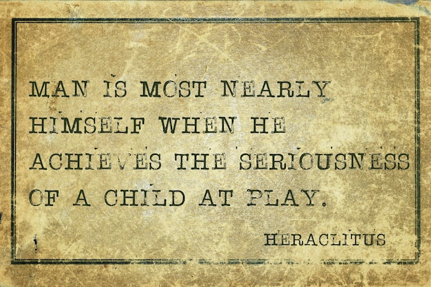Jouer à Héraclite