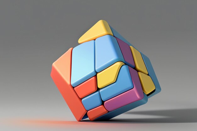 Jouet éducatif Rubik Cube Exercice Capacité de réflexion Très difficile Rotation Compétition