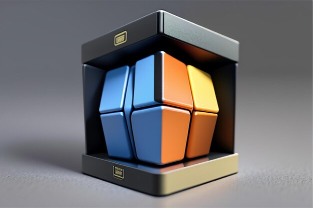 Jouet éducatif Rubik Cube Exercice Capacité de réflexion Très difficile Rotation Compétition