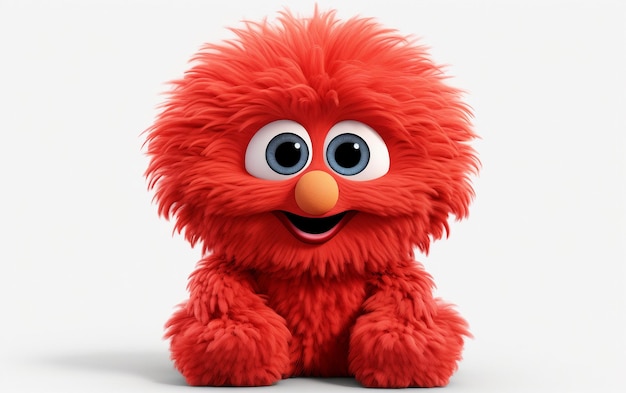 Le jouet d'Elmo dans l'ensemble de Sesame Street