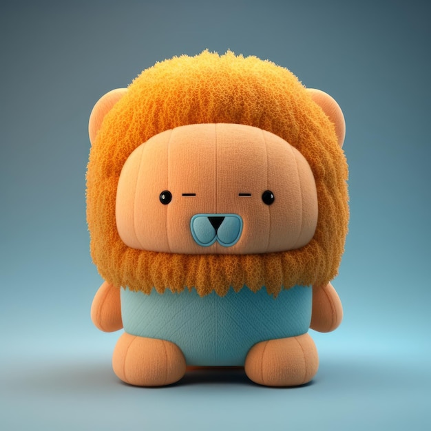 Jouet en peluche Lion Squishy mignon