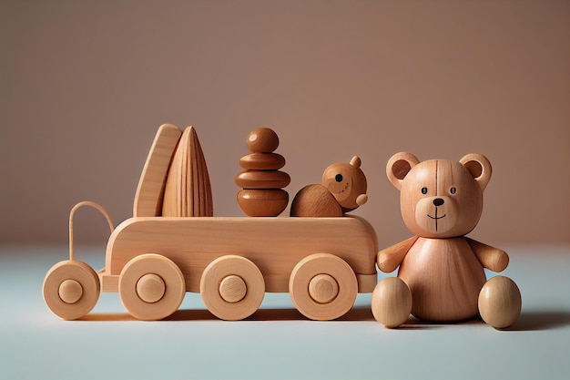 jouets en bois pour enfants en bas âge