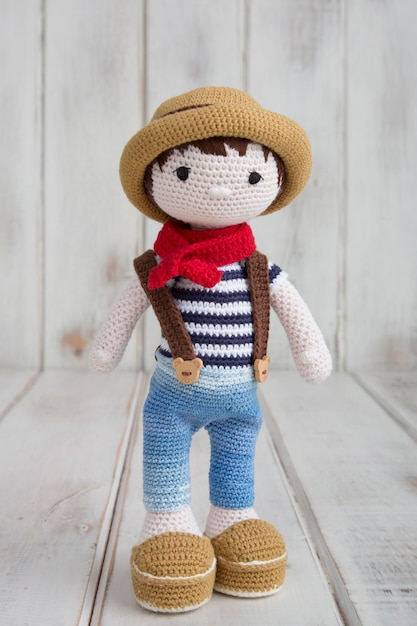 Jouets en peluche tricotés amigurumi passe-temps au crochet artisanal