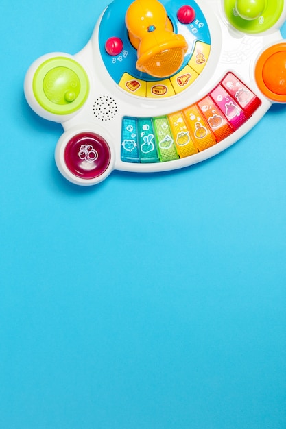 Jouets pour enfants, vue de dessus