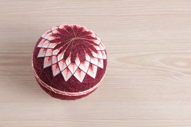 Jouets traditionnels japonais "Temari" balle de belles boules de temari boule d'artisanat dans authentique