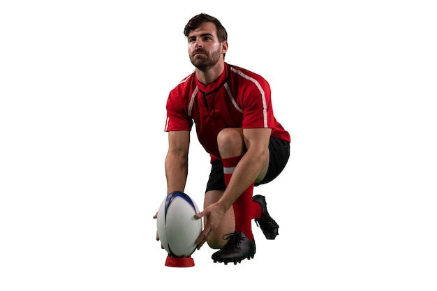 Joueur de rugby coriace