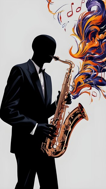 joueur de saxophone