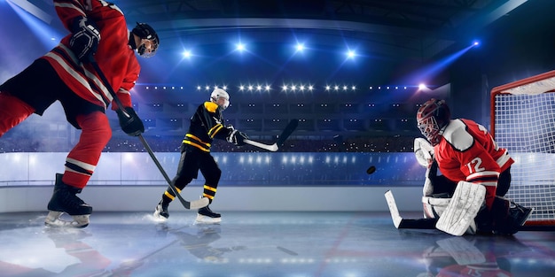 Les joueurs de hockey