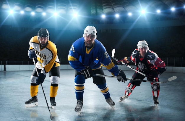 Les joueurs de hockey