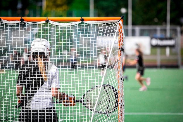 Joueuse de lacrosse