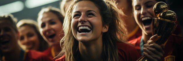 Photo joueuses de football féminines