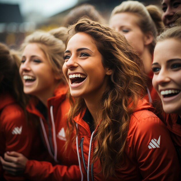 Photo joueuses de football féminines