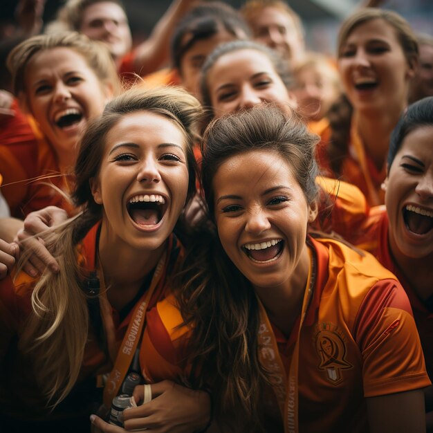 Photo joueuses de football féminines