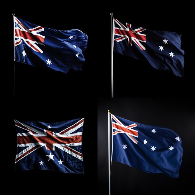 Jour de l'Australie drapeau de l'Australie